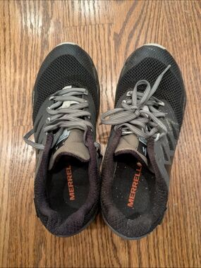 Merrell Women's's Black and Gray Waterproof Athletic Trail Shoes